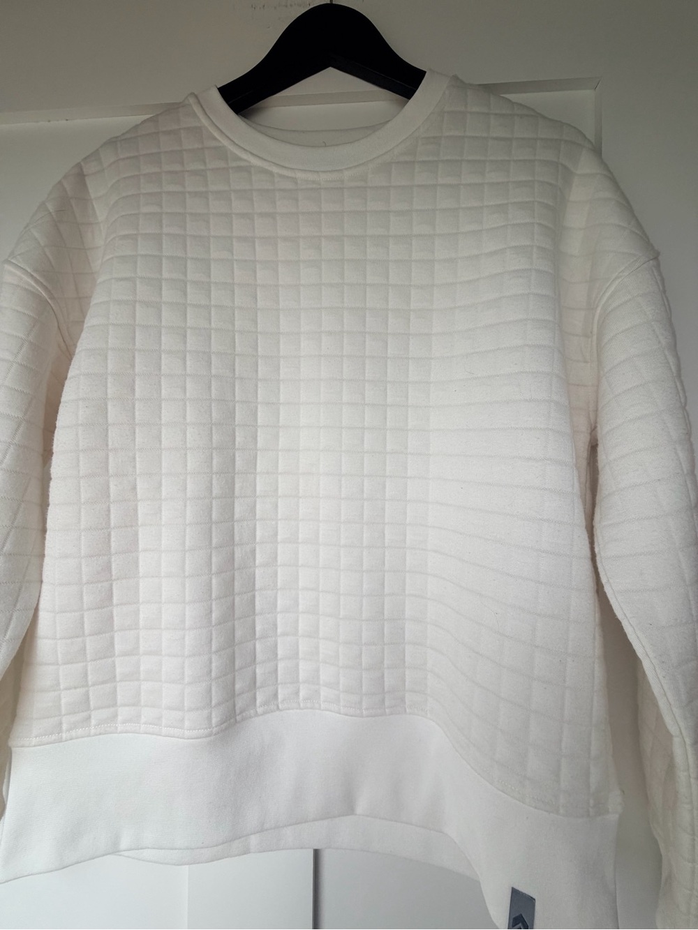 Free Country Women's Quilted Crewneck Sweatshirt - White